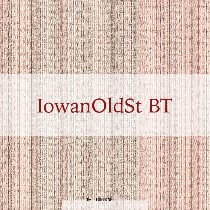 IowanOldSt BT example